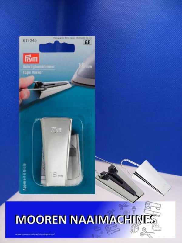 Biaisband vormer vouwer 18mm en 25mm