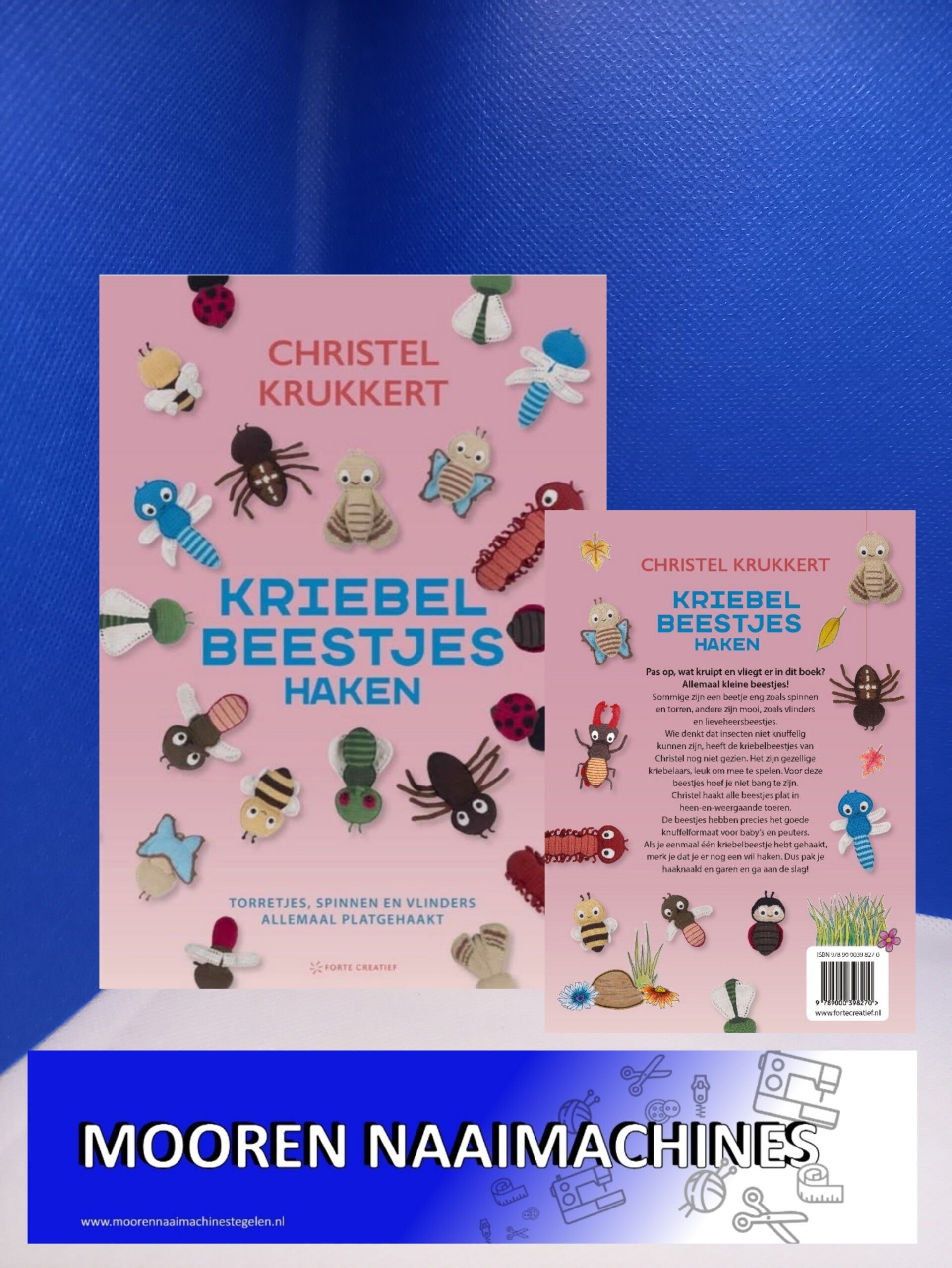 Haakboek Kriebelbeestjes haken schrijfster Christel Krukkert