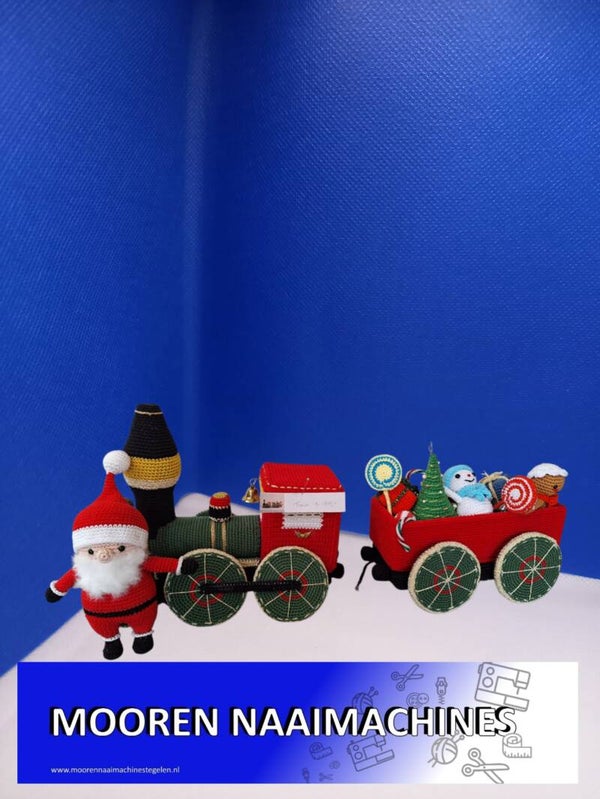 Catania schachenmayr Kerst Trein Gnoom Kerst Stal Zorgenbeertje gehaakt