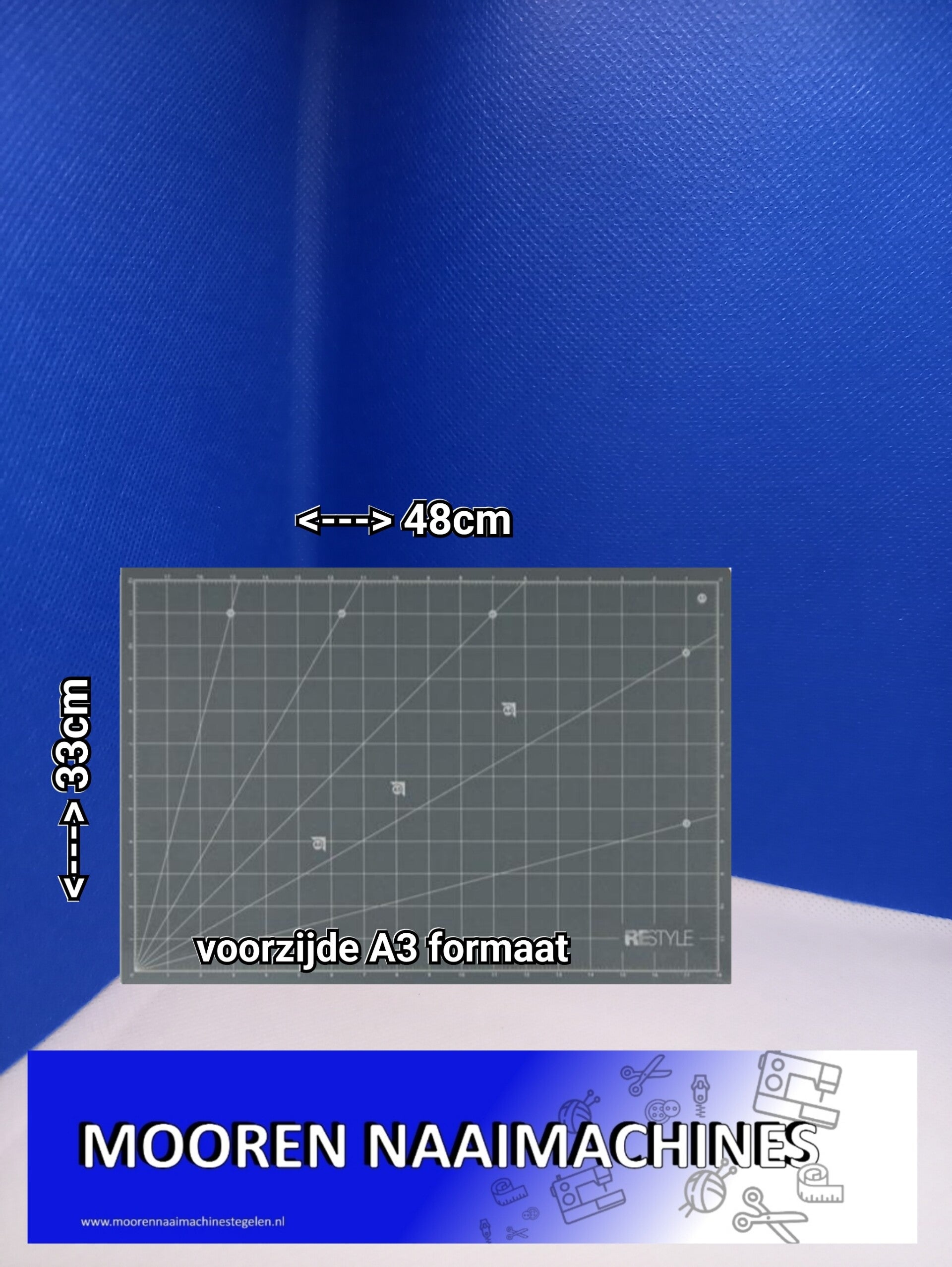 Restyle snijmat grijs 33x48cm of 63x93cm