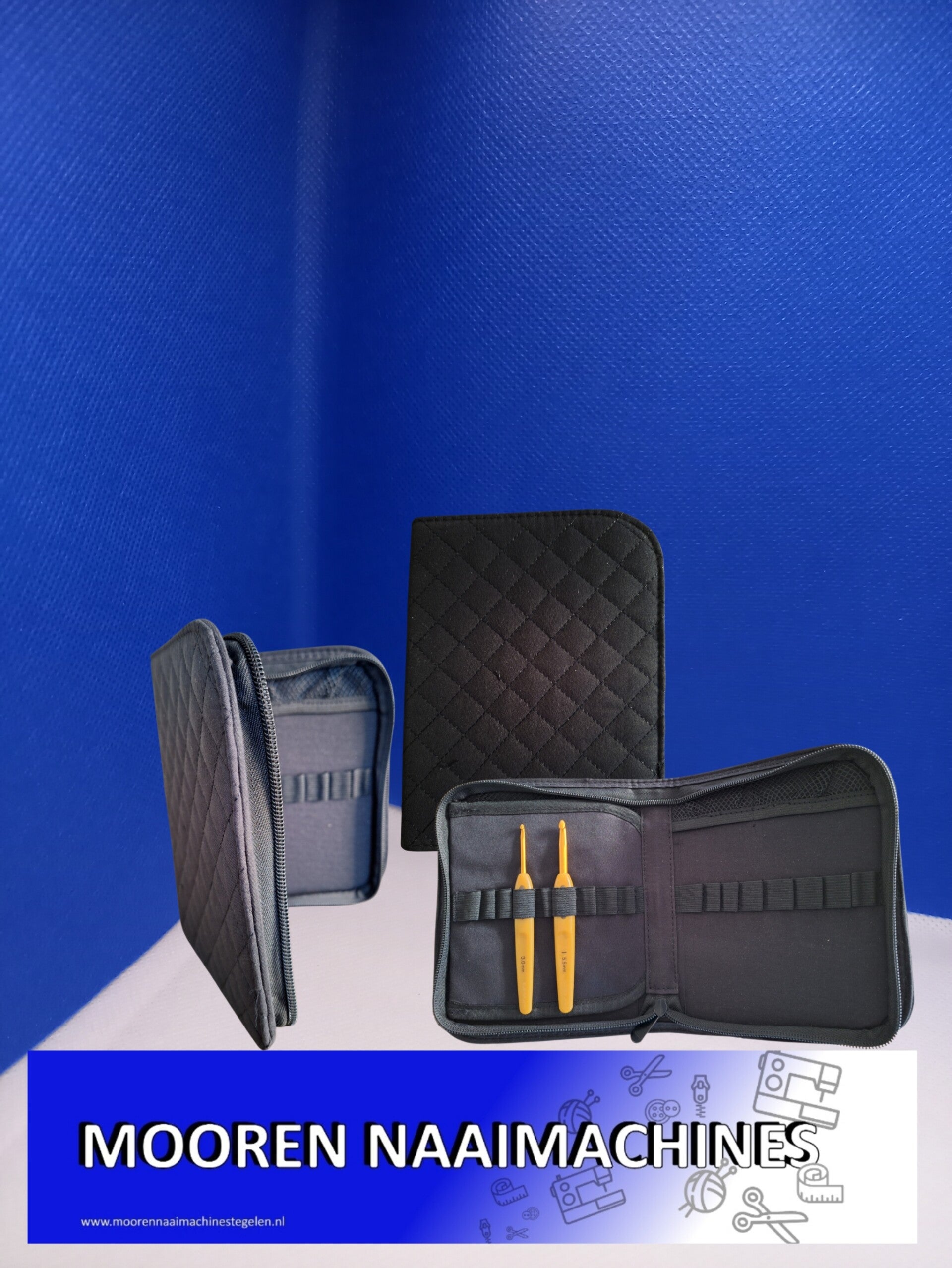 Haaknaalden etui 14 x 18cm