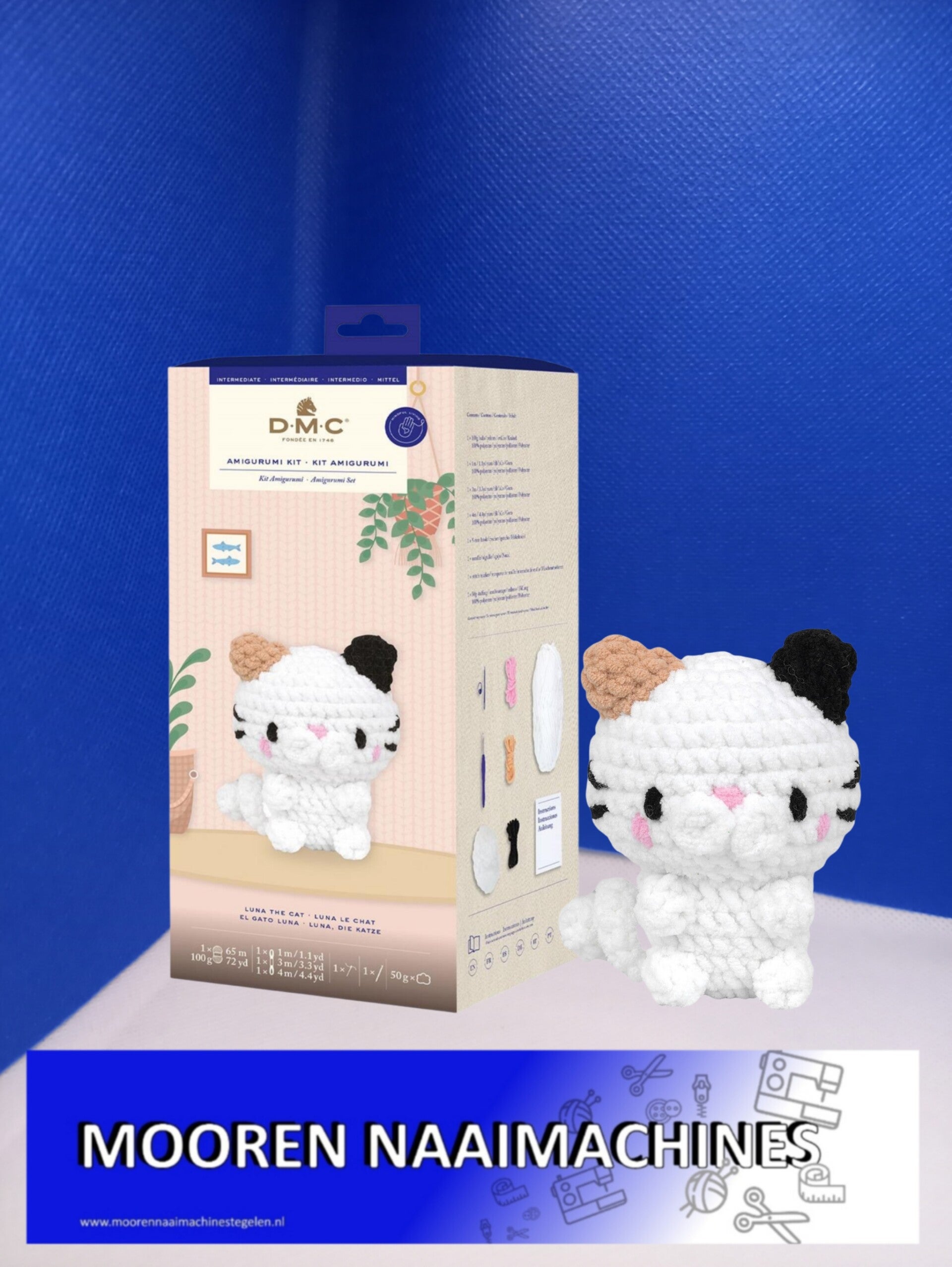 DMC  amigurumi haakpakket Luna de kat