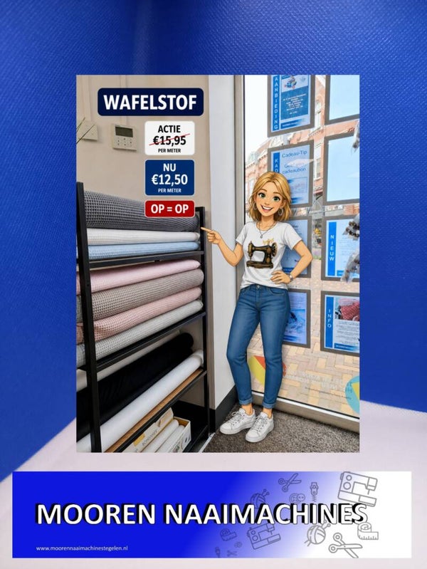 Outlet Opruiming Wafelstof