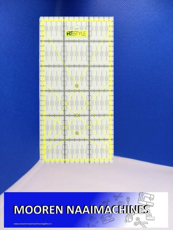 Restyle Quilt liniaal 15x30cm