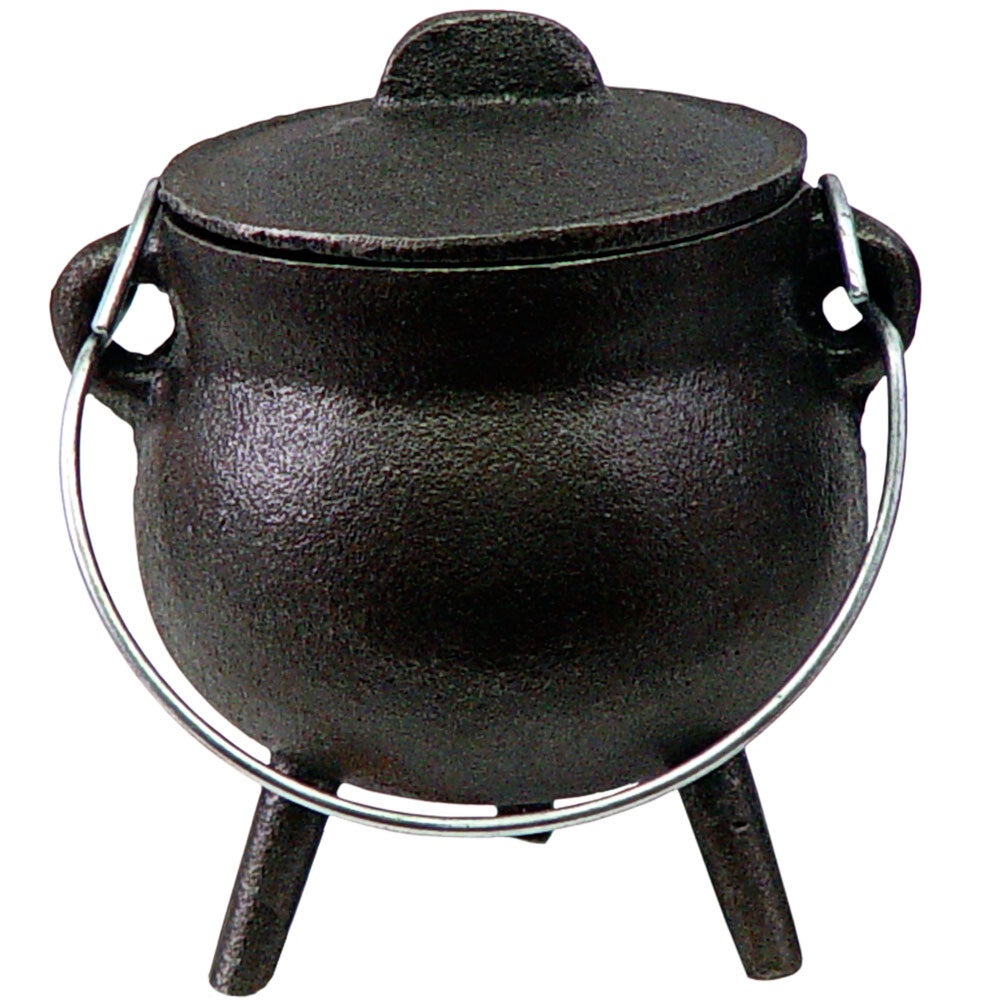 CAULDRON – CAST IRON – BLACK 2.75″DI. / CHAUDRON FONTE – NOIR 2.75″DI.