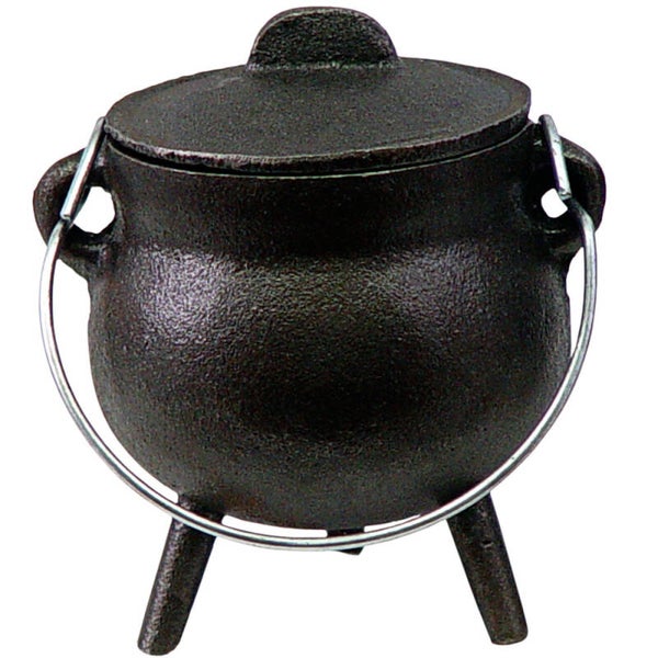 CAULDRON – CAST IRON – BLACK 2.75″DI. / CHAUDRON FONTE – NOIR 2.75″DI.