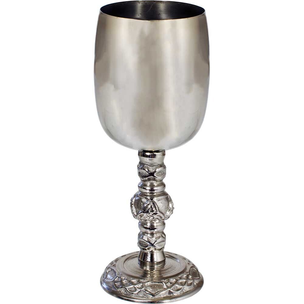 STAINLESS STEEL CHALICE-SMALL6.5″H./PLAIN / ACIER INOX.-COUPE(PETITE)6.5″H.