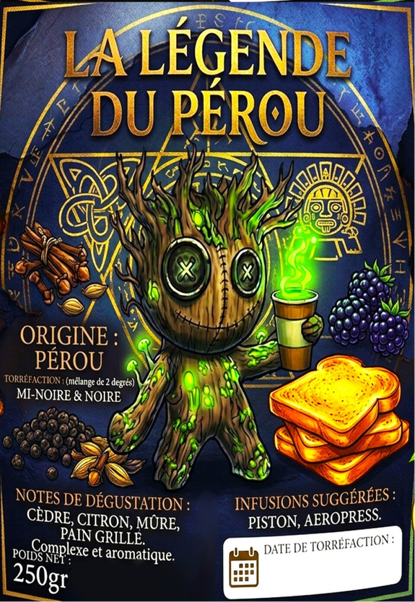 La légende du pérou 250gr