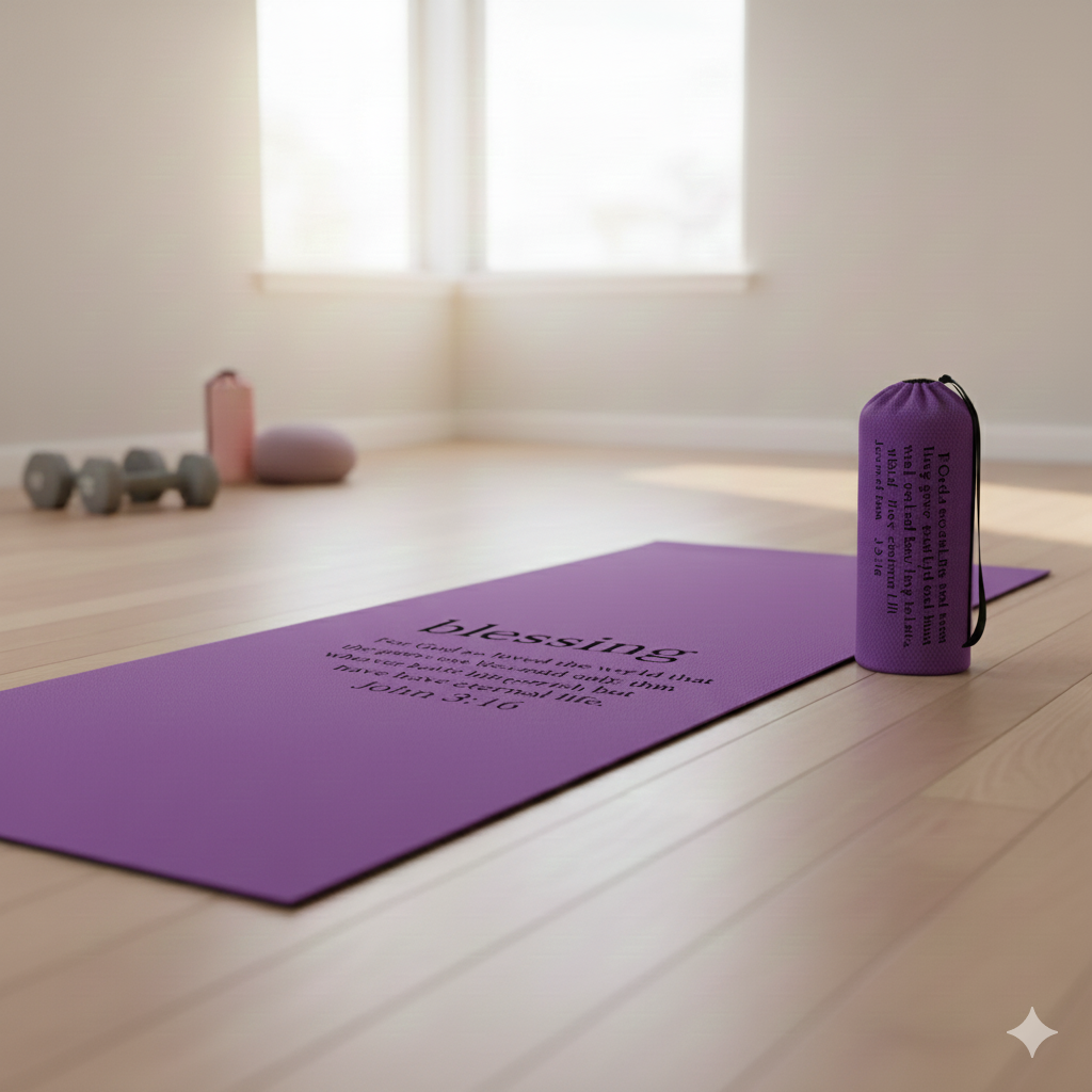 Blessings prayer / yoga mat