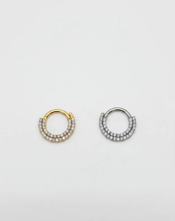 Aro cliker titanio  oreja y septum