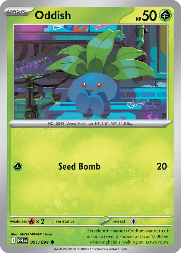 Phantasmal Flames  001/094 Oddish