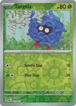 Twilight Masquerade  001/167 Tangela Rev Holo