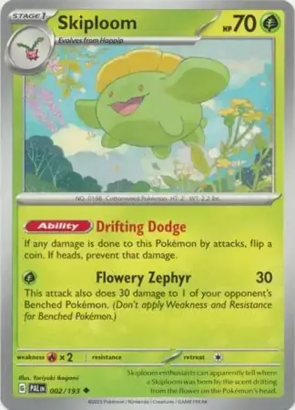 Paldea Evolved  002/193 Skiploom
