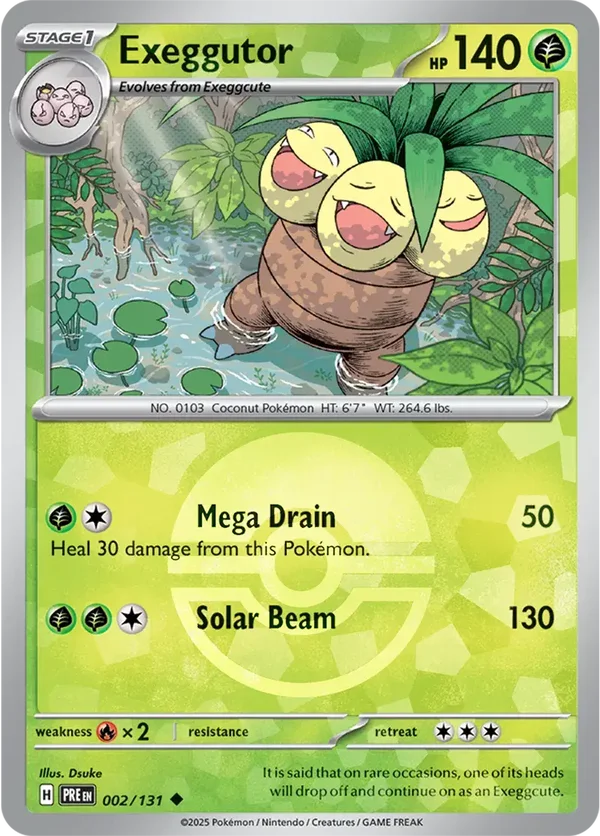 Prismatic Evolutions  002/131 Exeggutor Poke Ball