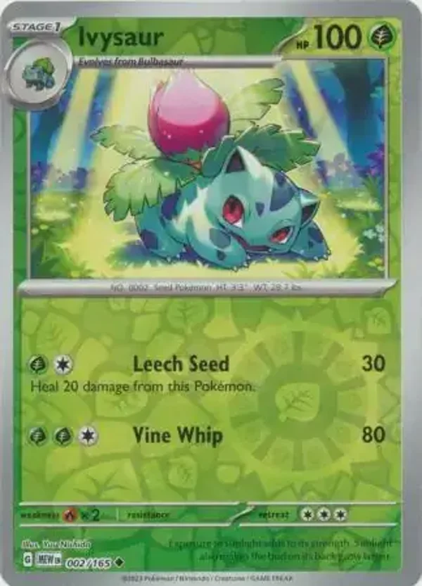 151  002/165 Ivysaur Rev Holo