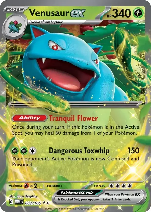151  003/165 Venusaur Ex