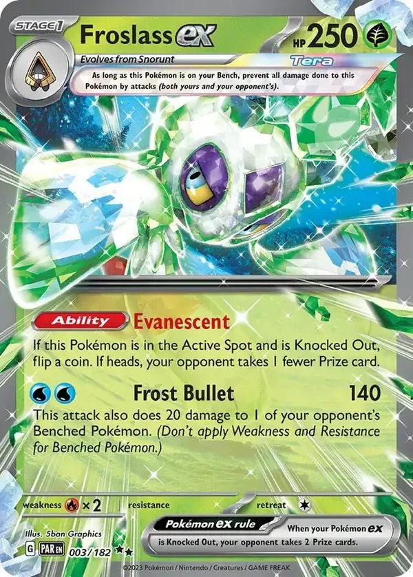 Paradox Rift  003/182 Froslass Ex
