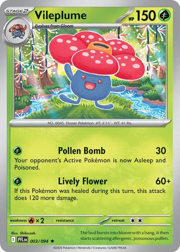 Phantasmal Flames  003/094 Vileplume