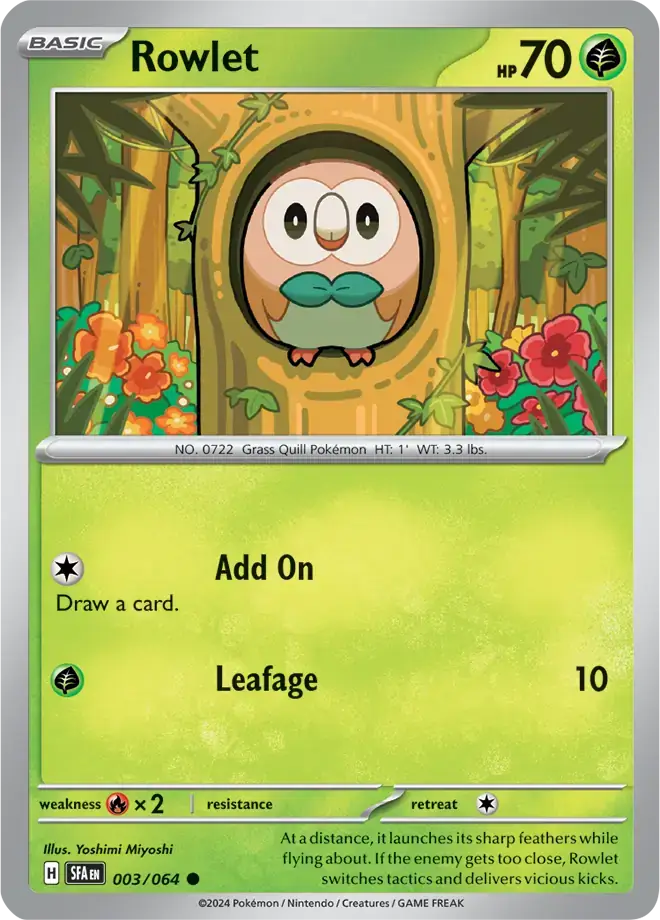 Shrouded Fable  003/064 Rowlet