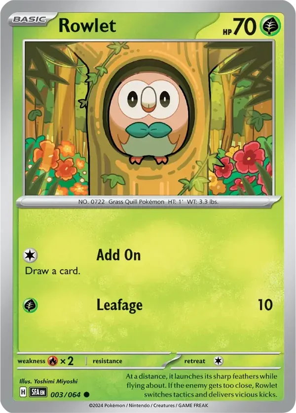 Shrouded Fable  003/064 Rowlet