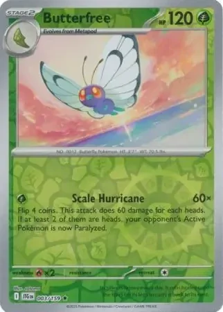Journey Together  003/159 Butterfree Rev Holo