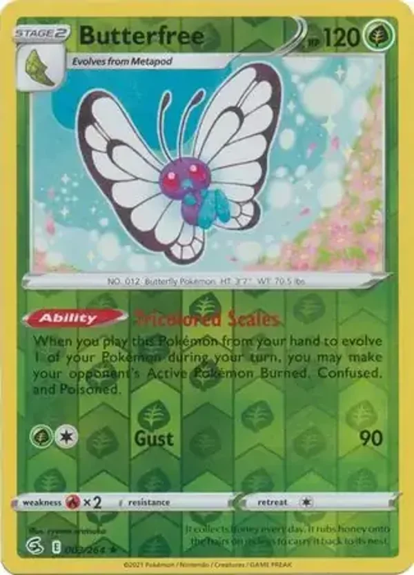Fusion Strike  003/264 Butterfree Rev Holo