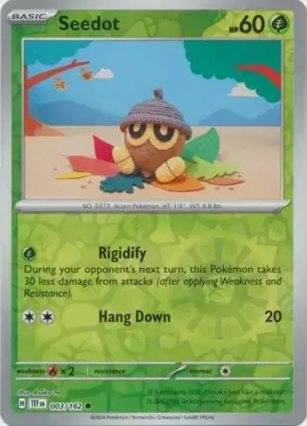 Temporal Forces  003/162 Seedot Rev Holo