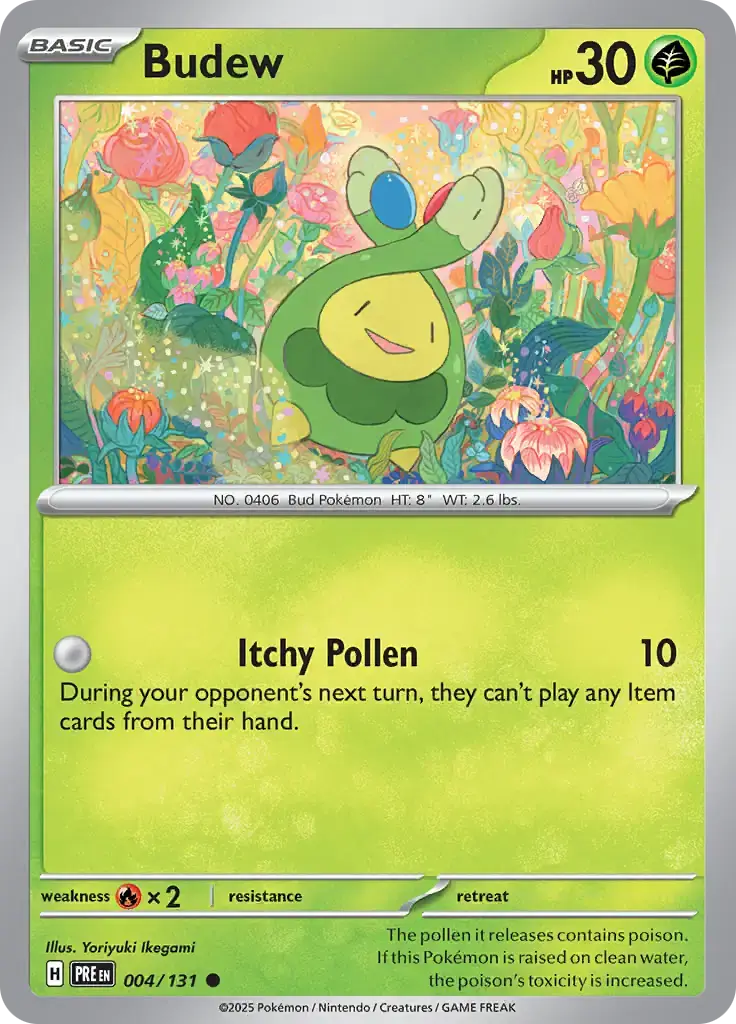 Prismatic Evolutions  004/131 Budew