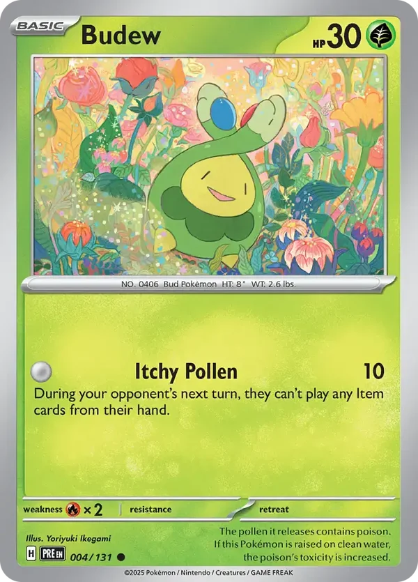 Prismatic Evolutions  004/131 Budew