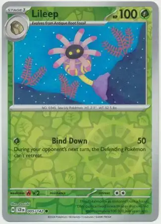 Stellar Crown  005/142 Lileep Rev Holo