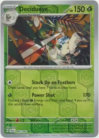 Shrouded Fable  005/064 Decidueye Rev Holo