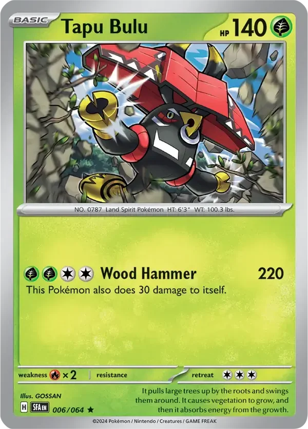Shrouded Fable  006/064 Tapu Bulu Holofoil