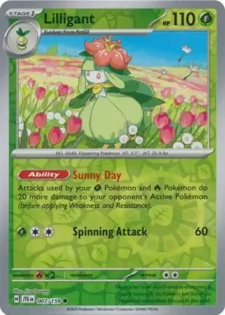Journey Together  007/159 Lilligant Rev Holo