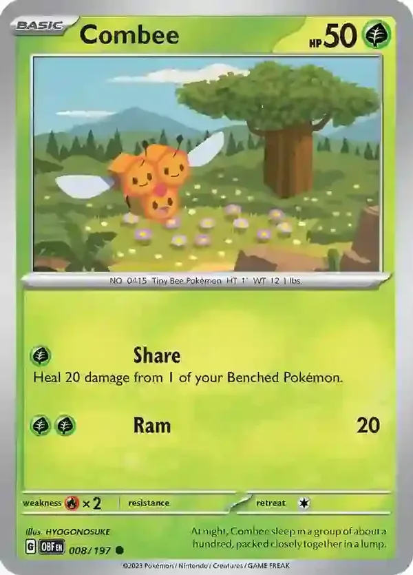 Obsidian Flames  008/197 Combee