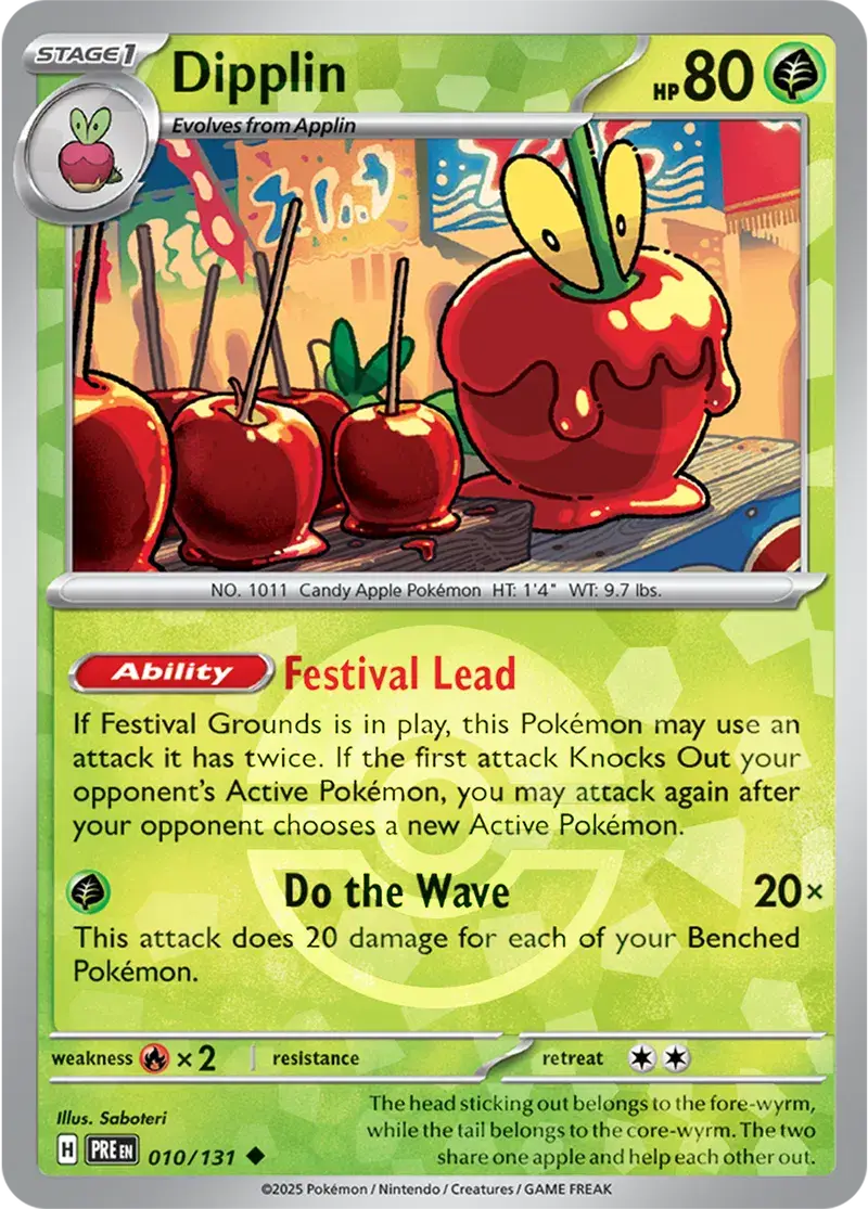 Prismatic Evolutions  010/131 Dipplin Poke Ball