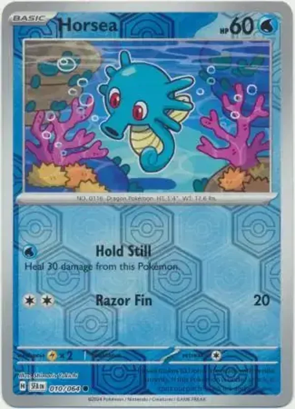 Shrouded Fable  010/064 Horsea Rev Holo