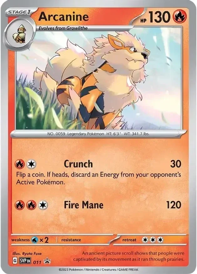 Promo  SVP 011 Arcanine