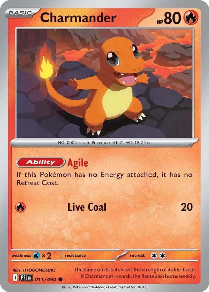 Phantasmal Flames  011/094 Charmander