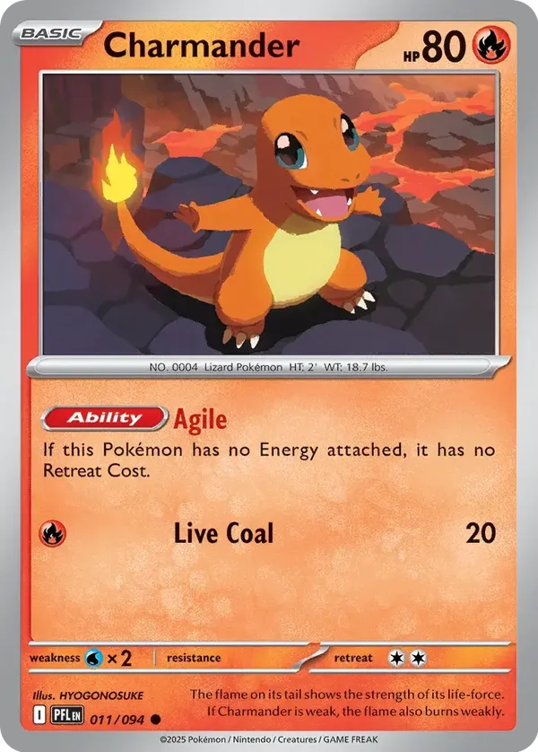 Phantasmal Flames  011/094 Charmander
