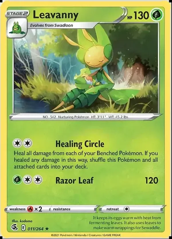 Fusion Strike  011/264 Leavanny Holofoil