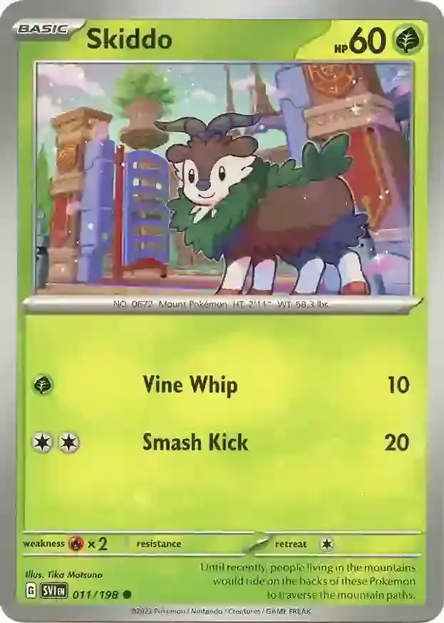 Scarlet & Violet  011/198 Skiddo