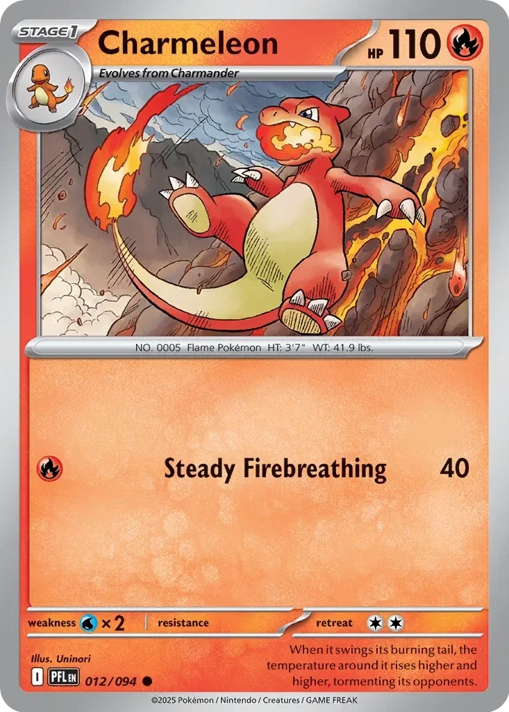 Phantasmal Flames  012/094 Charmeleon