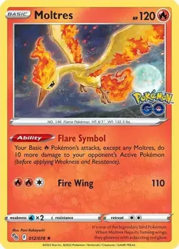 Pokemon Go  012/078 Moltres