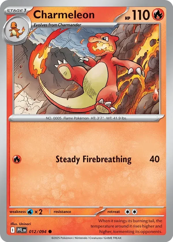 Phantasmal Flames  012/094 Charmeleon