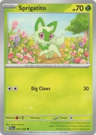 Paldea Evolved  013/193 Sprigatito