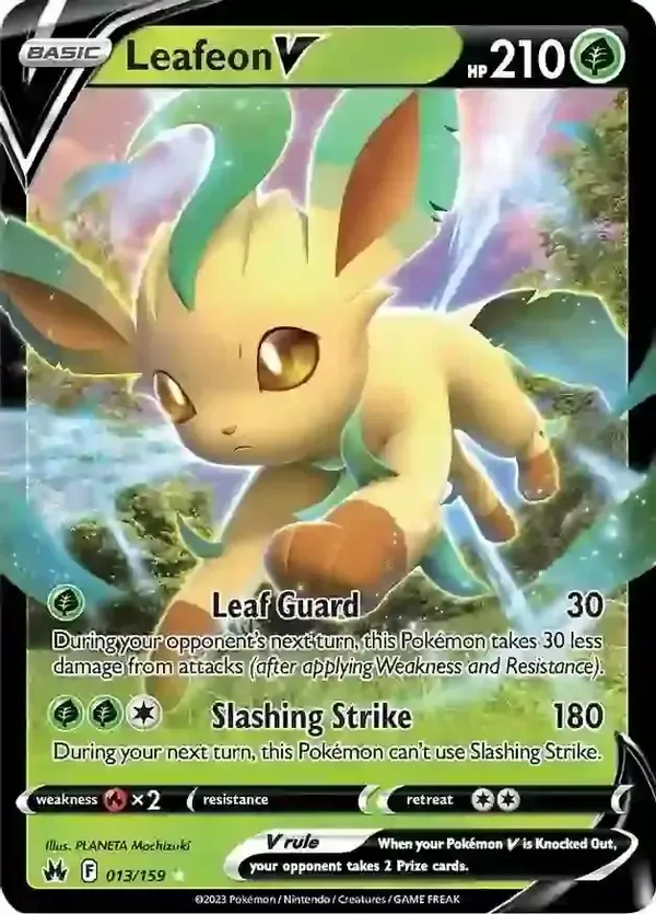 Crown Zenith  013/159 Leafeon V