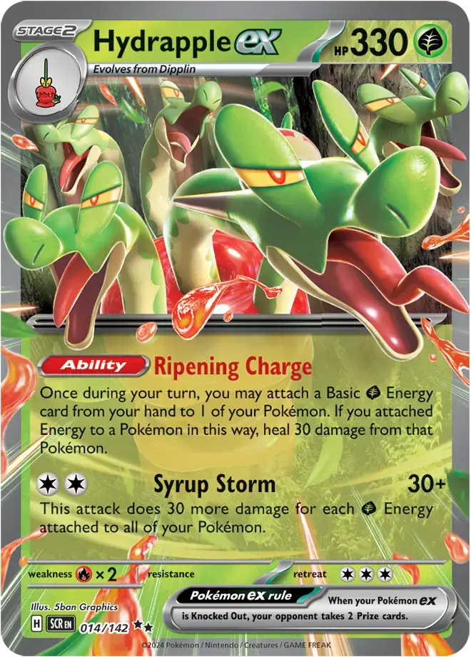 Stellar Crown  014/142 Hydrapple Ex