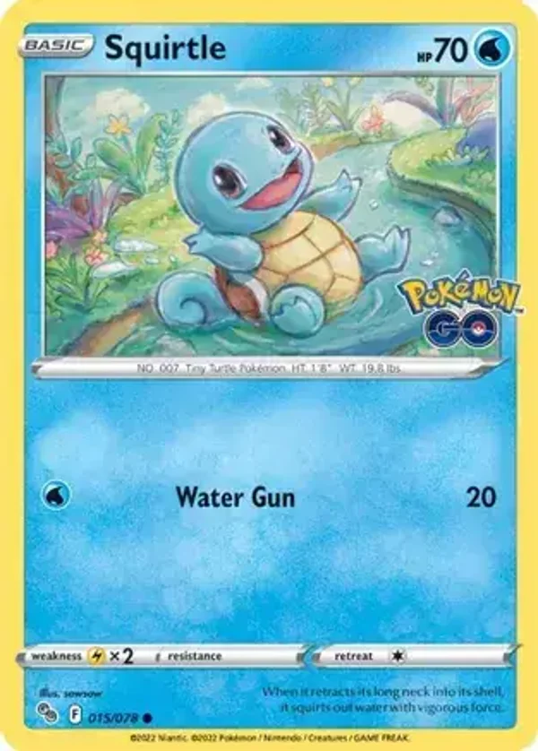 Pokemon Go  015/078 Squirtle