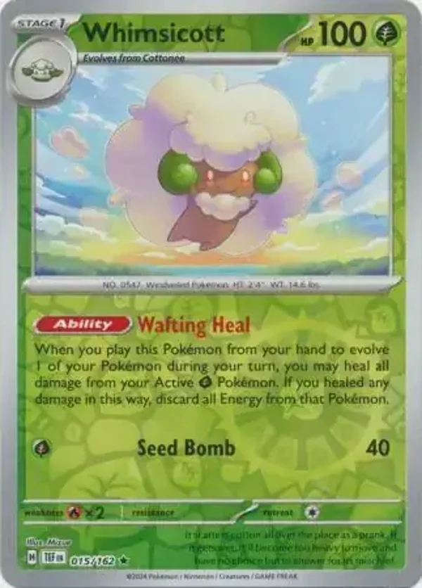 Temporal Forces  015/162 Whimsicott Rev Holo