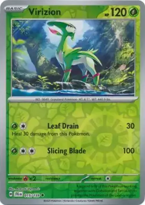 Journey Together  015/159 Virizion Rev Holo